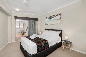 3 Bedroom master bedroom with private balcony North Cove Cairns